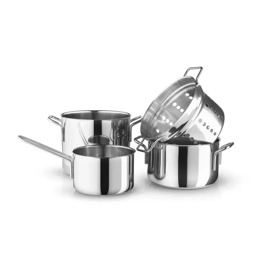 Casseroles Eva Trio Stainless Steel, 4 pièces, Acier inoxydable