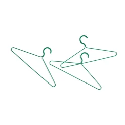 Ceintre Colour Lot de 3, Jungle green