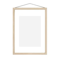 Cendrier Moebe A4 23,2x31,7 cm, Transparent, Bois, Noir