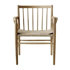 Chaise à accoudoirs J81, Oak nature oiled