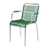 Chaise avec accoudoirs Mya Spaghetti, Dark green