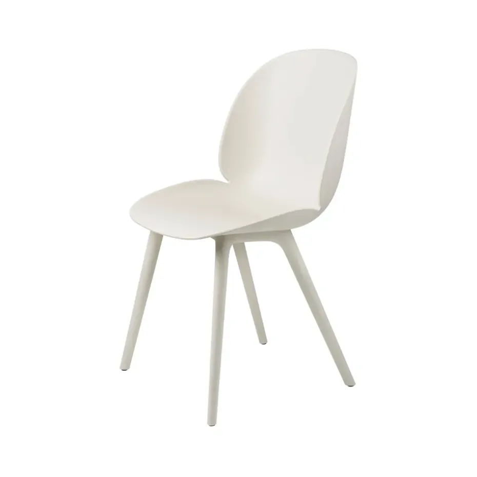 Chaise Beetle Dining Outdoor, alabaster white