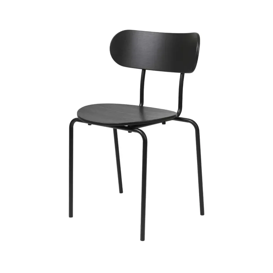 Chaise Coco, Frêne, teinte noire