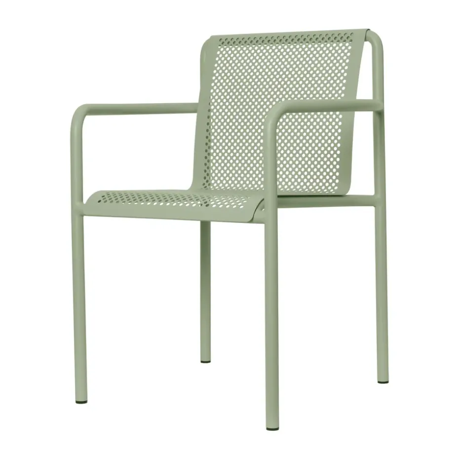 Chaise Dapple avec accoudoirs, Tea Green