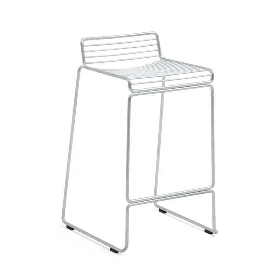 Chaise de bar Hee Low 65 cm, Galvanized