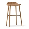 Chaise de bar Miss Holly H78, Chêne huilé naturel