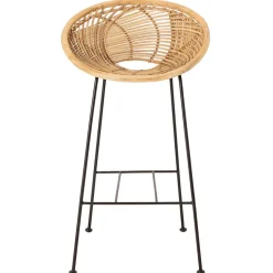 Chaise de bar Yonne rotin, Nature