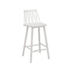 Chaise de bar ZigZag 63 cm, blanc