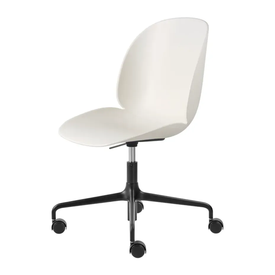 Chaise de bureau Beetle Meeting Chair, Alabaster white-black