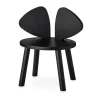 Chaise d'enfant Mouse Chair, Noir