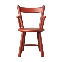Chaise d'enfant P9, Beech red painted