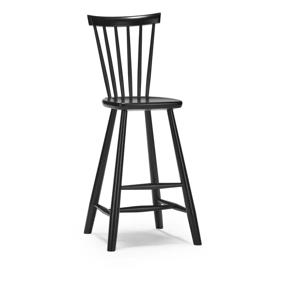 Chaise enfant Lilla Åland bouleau 52 cm, Noir