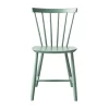 Chaise J46, Beech dusty green painted