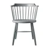 Chaise J18, Beech light grey painted