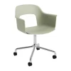 Chaise Layout Armchair 261, Bottle green-aluminium poli