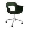 Chaise Layout Armchair 261, Pastel green-aluminium poli