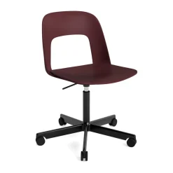 Chaise Layout Chair 141, Bordeaux-black