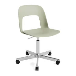 Chaise Layout Chair 141, Bottle green-aluminium poli