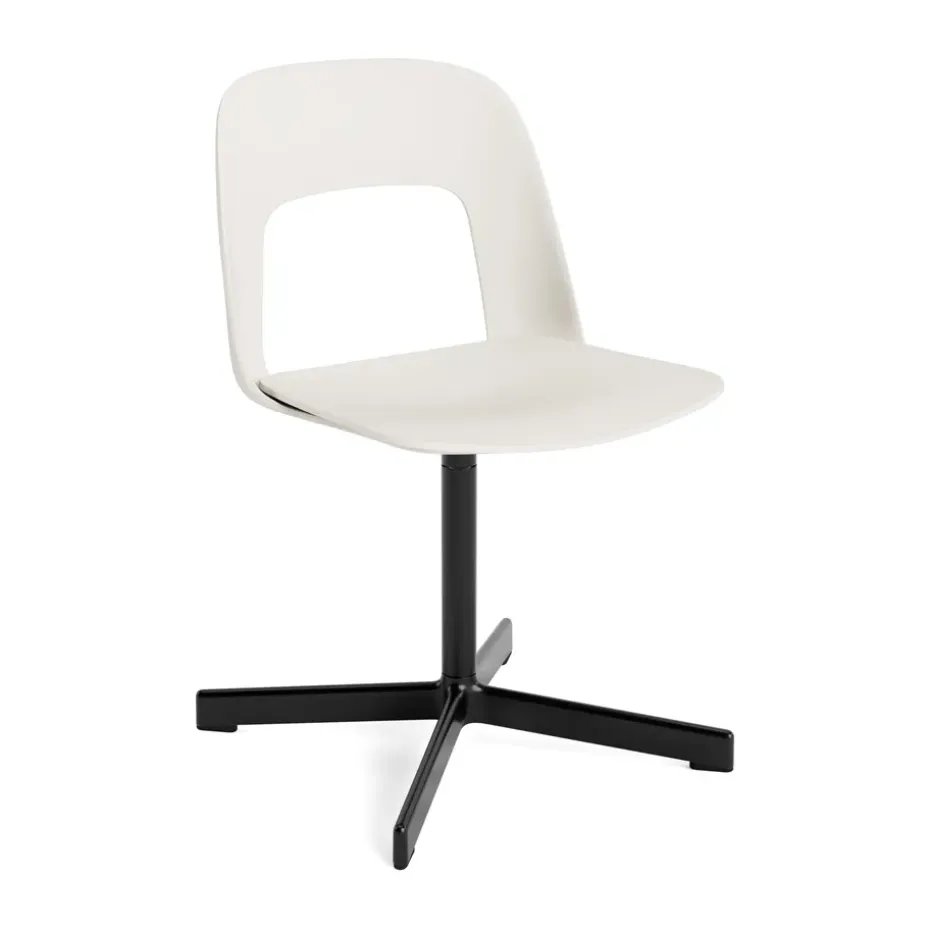 Chaise Layout Chair 131, Cream white-black