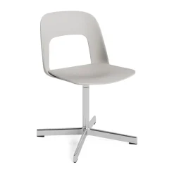 Chaise Layout Chair 131, Sky grey-aluminium poli