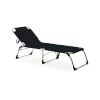 Chaise longue Amigo XXL, Noir
