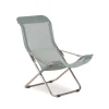 Chaise longue Fiesta, Sage green-support en aluminium