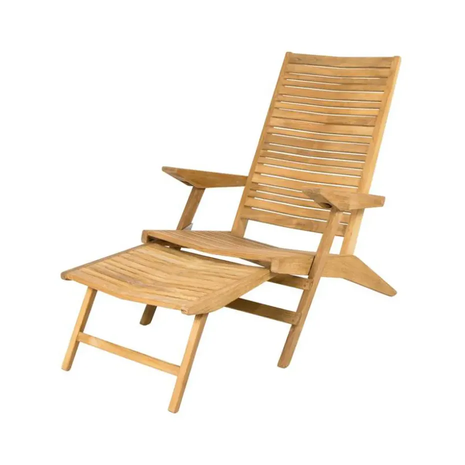 Chaise longue Flip, Teak