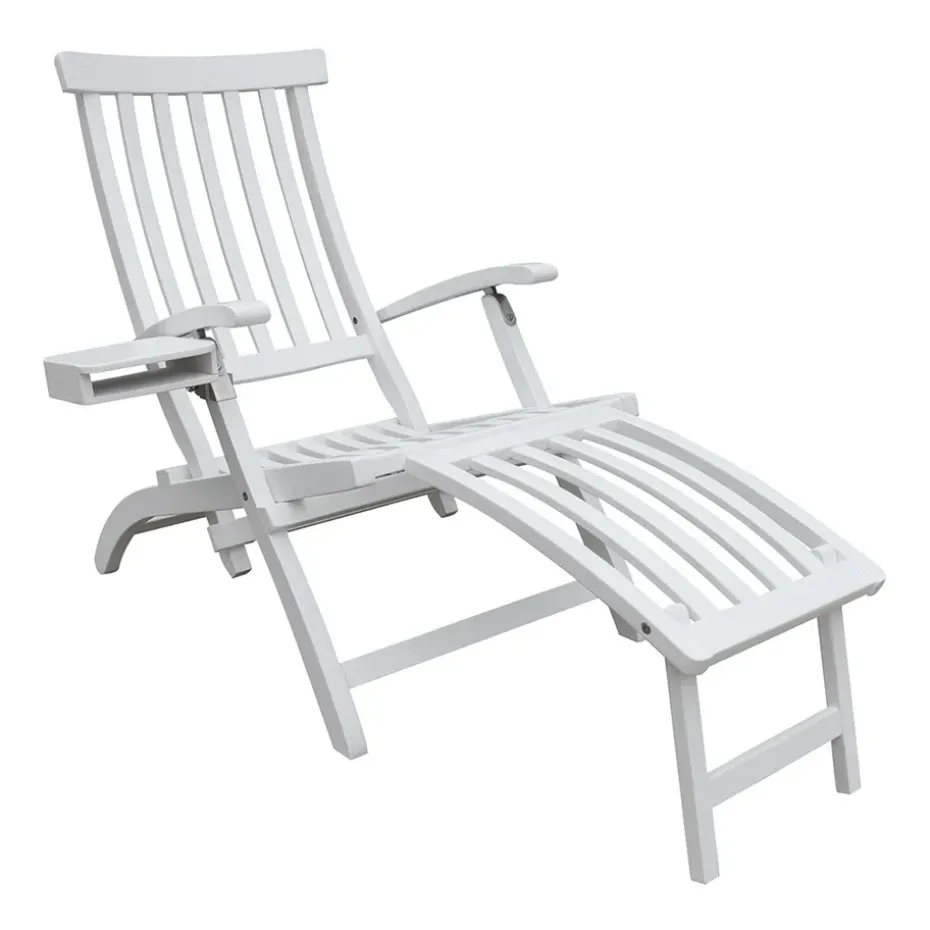 Chaise longue Lobby, Plateau et protection contre la pluie inclus