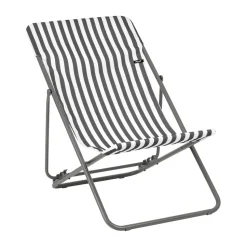 Chaise Longue Maxi Transat, Rayures Terre