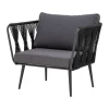 Chaise longue Pavone, Black