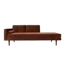 Chaise longue Wind, caramel cafe (rouge)