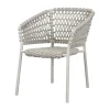 Chaise Ocean soft rope avec accoudoirs, Sand