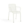 Chaise Palissade avec accoudoirs, Cream white