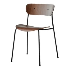 Chaise Pavilion AV1, noyer laqué