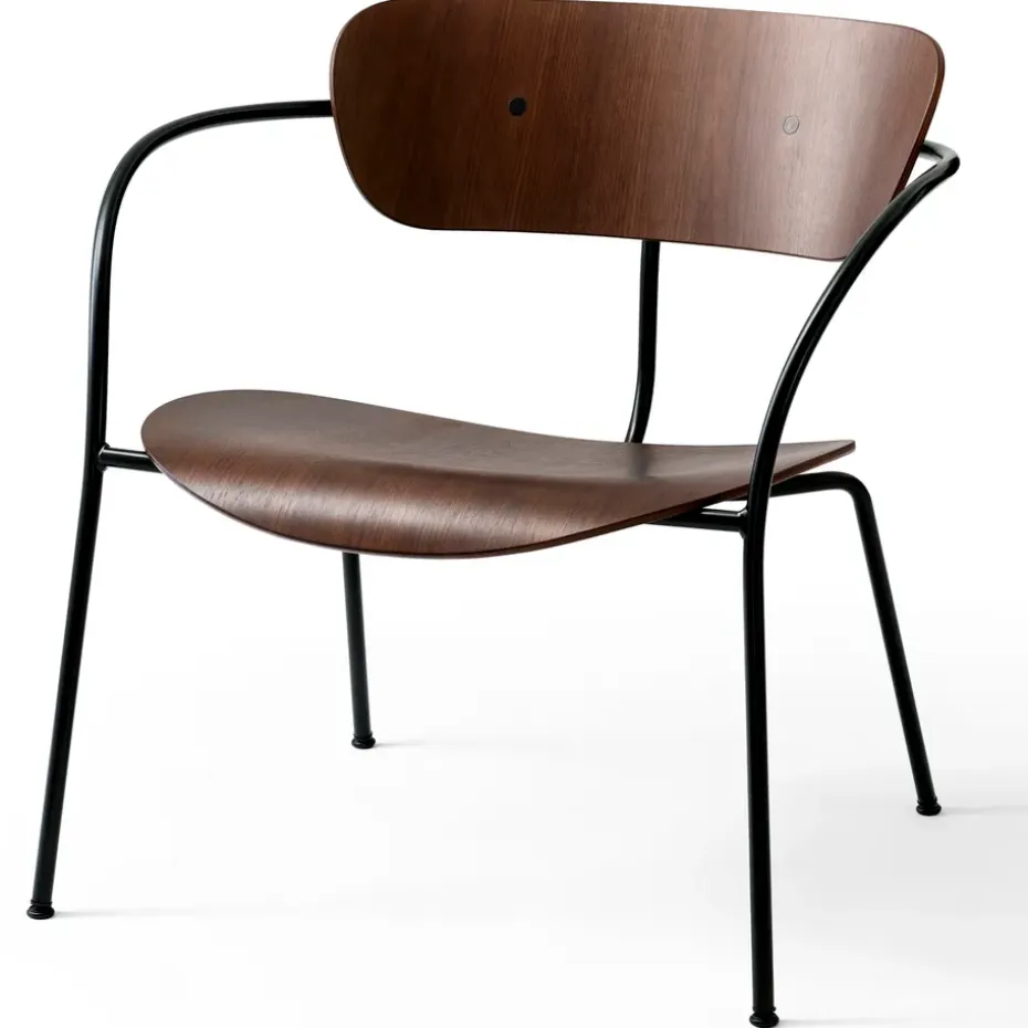 Chaise Pavilion AV5, Noyer laqué
