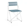 Chaise X-Line Indoor Outdoor, Powder blue-hot galvanised