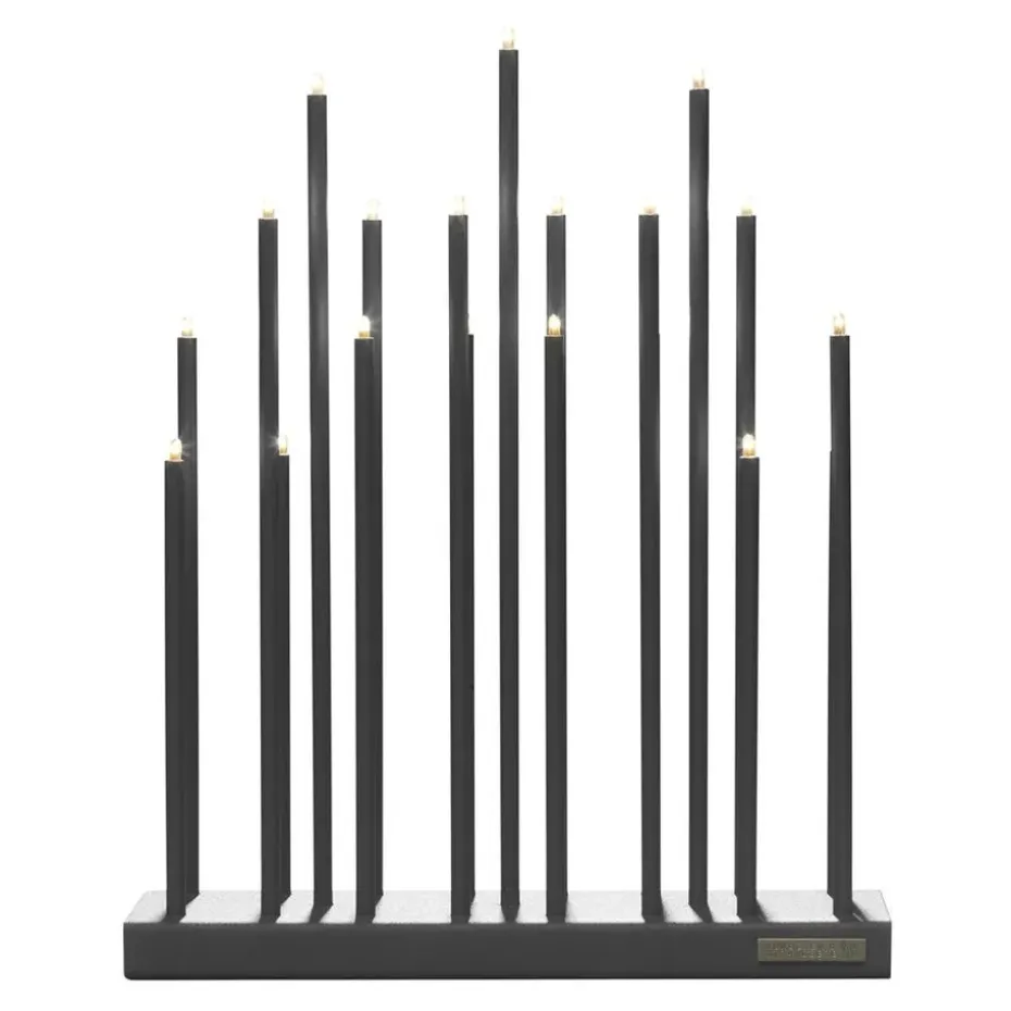Chandelier Elflugan Grande, Gris anthracite