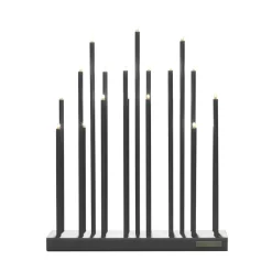 Chandelier Elflugan, Gris anthracite