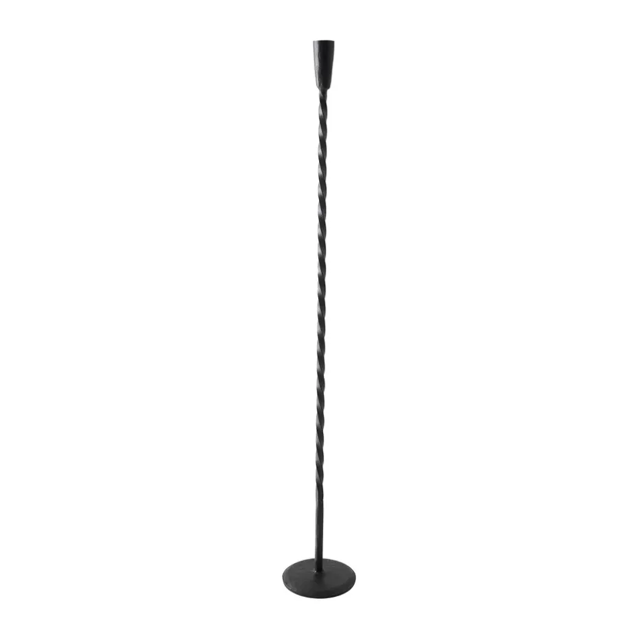 Chandelier sur pied Twist 80 cm, Noir