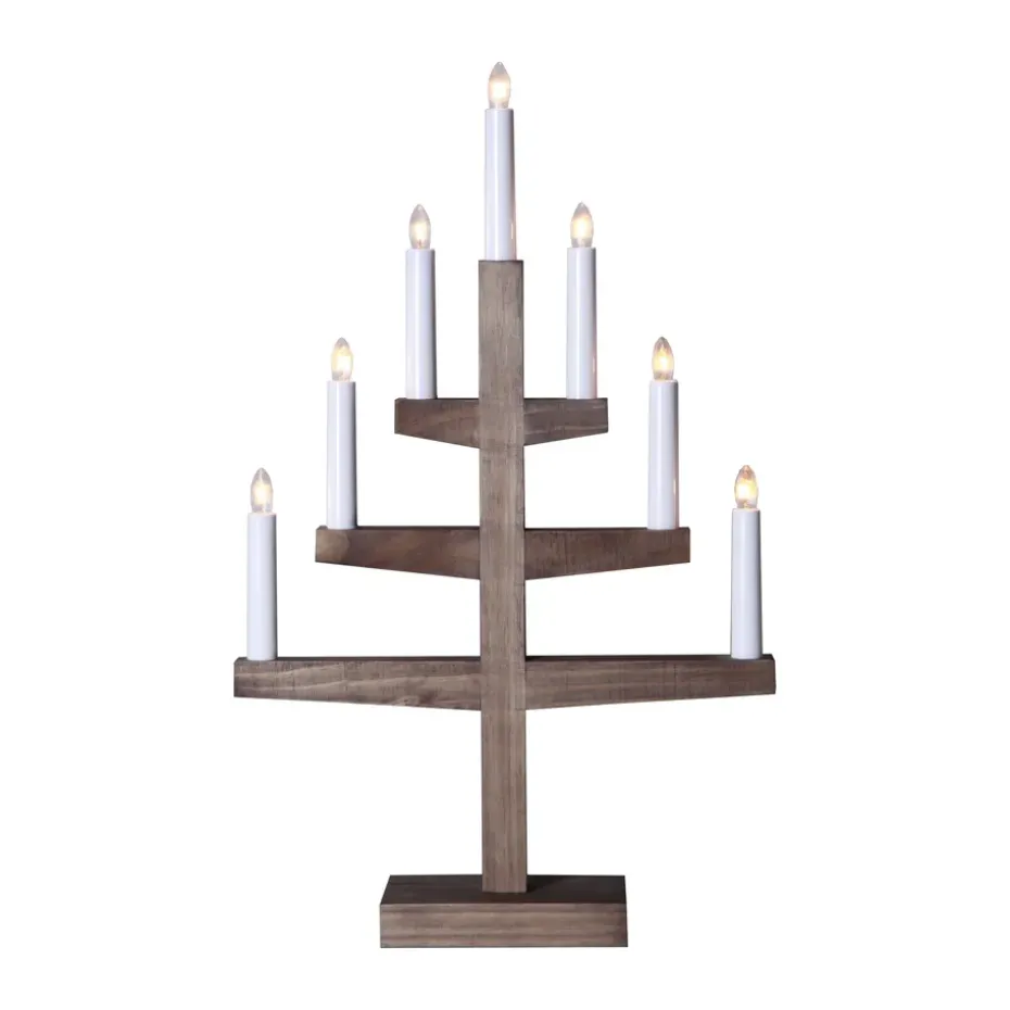 Chandelier Trapp 54 cm, Marron