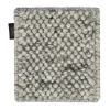 Échantillon de tapis Flock en laine, Gris naturel