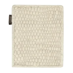 Échantillon de tapis Pebble en laine, Blanc