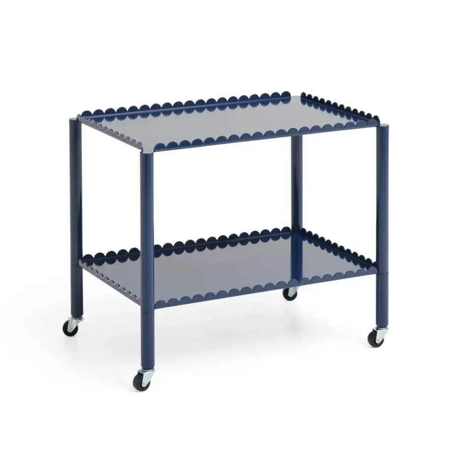 Chariot de service Arcs Trolley Low, Steel blue