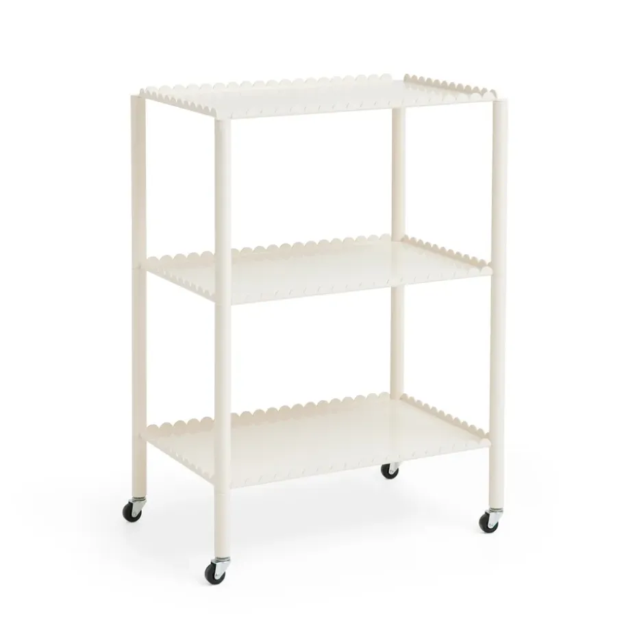 Chariot de service Arcs Trolley High, Eggshell