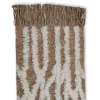 Chemin de couloir en laine Wahl 80x300 cm, Brown-offwhite
