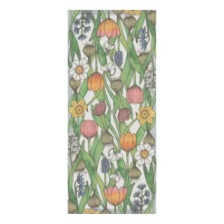 Chemin de table bulbes de fleurs, 35x80 cm