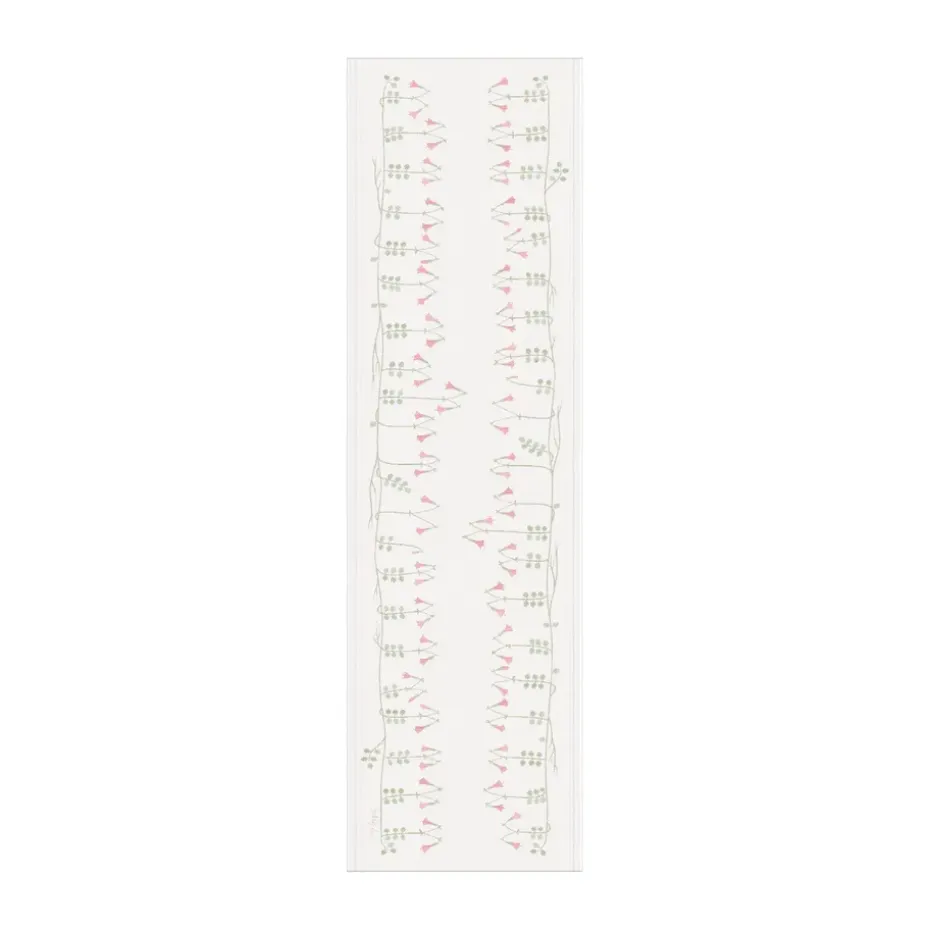 Chemin de table Linnea 35x120 cm, Rose
