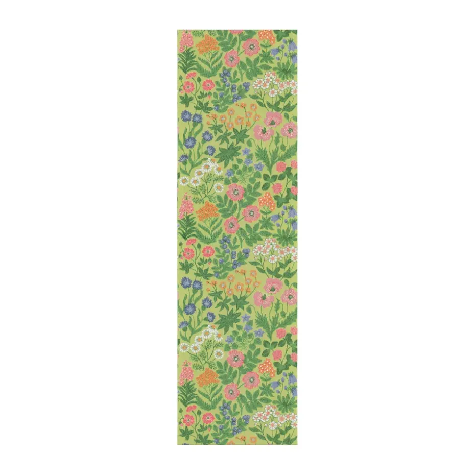 Chemin de table Vildblommor 35x120 cm, Vert