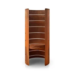 Cheminée d'extérieur FireCylinder, Acier corten