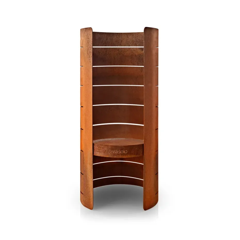 Cheminée d'extérieur FireCylinder, Acier corten